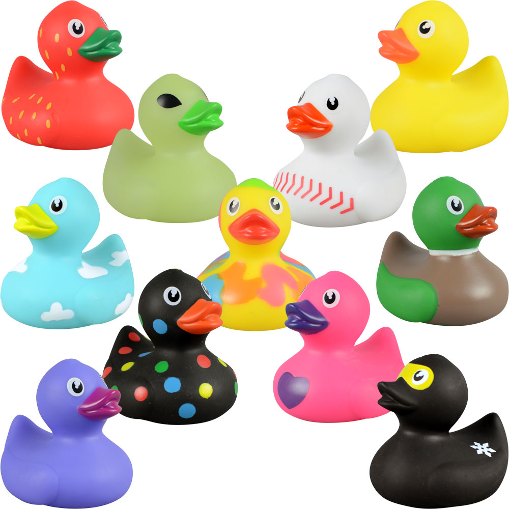 A rubber hot sale duck